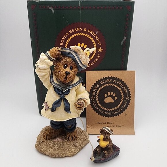 Vintage 2000 Boyds Bears "Yardley Starboard with Bouy..Whatever Floats your Boat - Picture 1 of 13